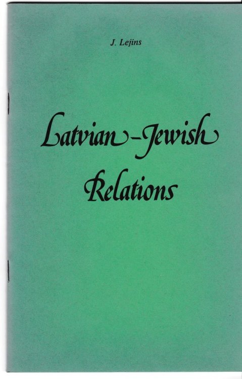 Latvian - Jewish Relations
